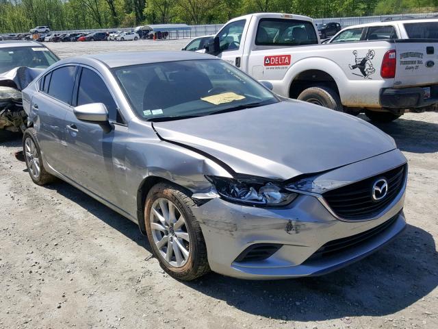 JM1GJ1U52F1222016 - 2015 MAZDA 6 SPORT SILVER photo 1