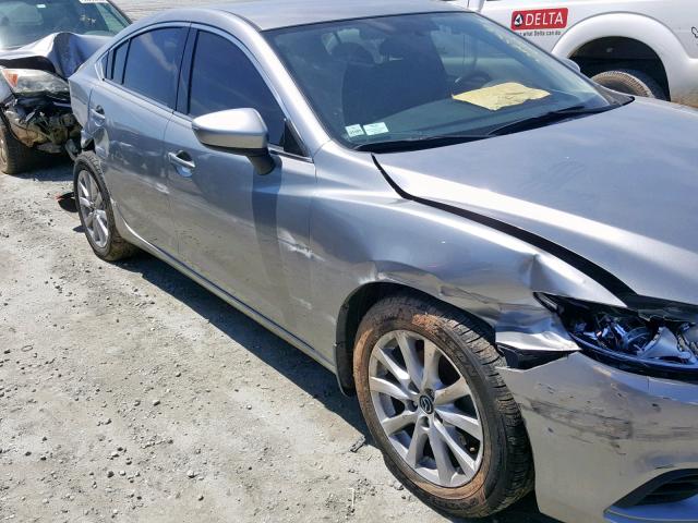 JM1GJ1U52F1222016 - 2015 MAZDA 6 SPORT SILVER photo 9