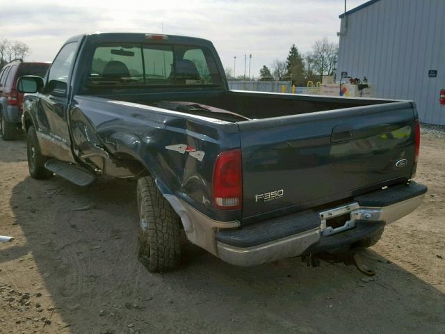 1FTSF31F8XED34298 - 1999 FORD F350 SRW S BLUE photo 3