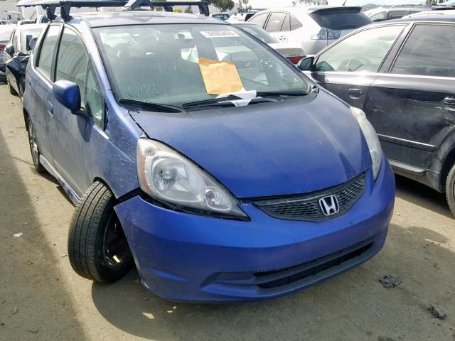 JHMGE88499C006413 - 2009 HONDA FIT SPORT BLUE photo 1