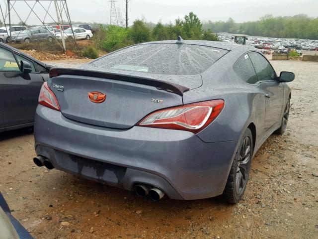 KMHHT6KD9DU112013 - 2013 HYUNDAI GENESIS CO GRAY photo 4