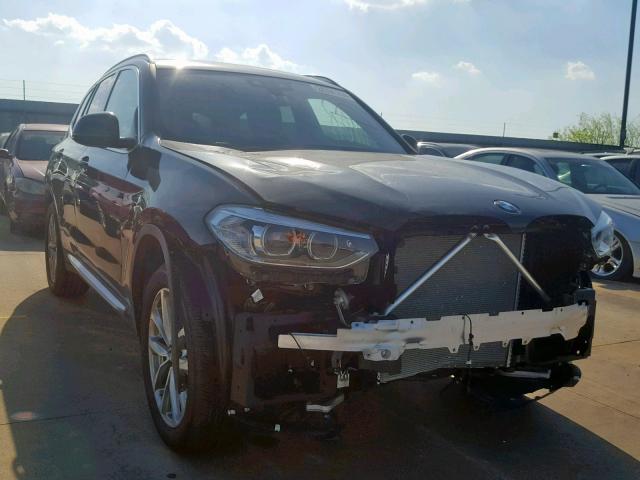 5UXTR7C57KLF33775 - 2019 BMW X3 SDRIVE3 BLACK photo 1