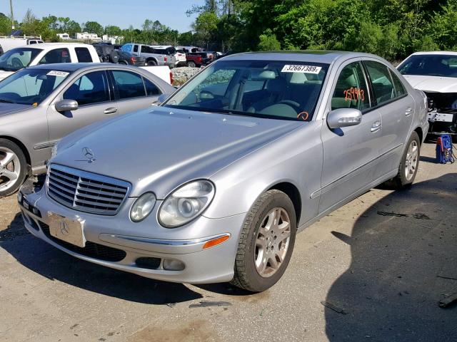 WDBUF65J83A131341 - 2003 MERCEDES-BENZ E 320 SILVER photo 2