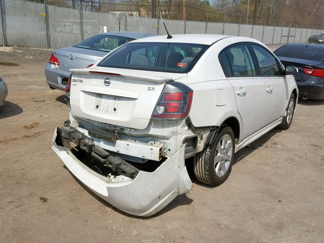 3N1AB6AP5AL672155 - 2010 NISSAN SENTRA 2.0 WHITE photo 4