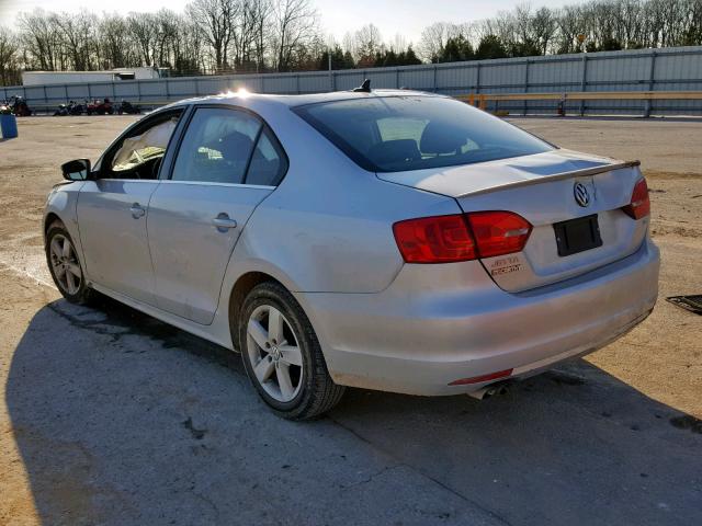 3VWLL7AJ3EM243999 - 2014 VOLKSWAGEN JETTA TDI SILVER photo 3