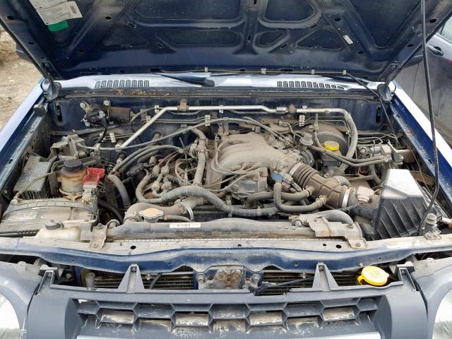 5N1ED28T23C676405 - 2003 NISSAN XTERRA XE BLUE photo 7