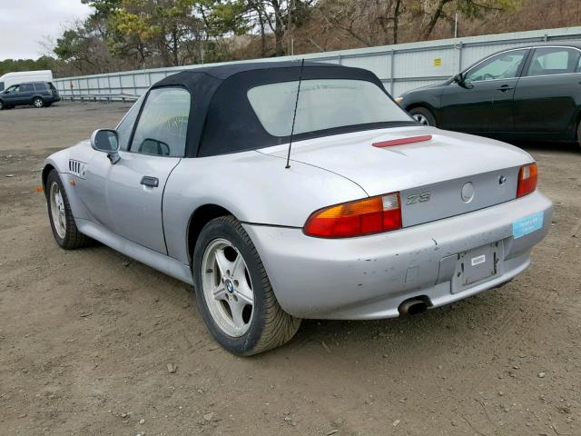 4USCH7329TLB67968 - 1996 BMW Z3 1.9 SILVER photo 3