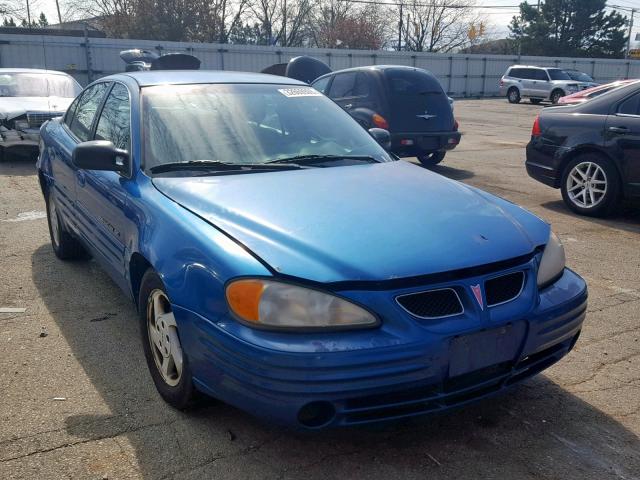 1G2NF52T4YC522010 - 2000 PONTIAC GRAND AM S BLUE photo 1