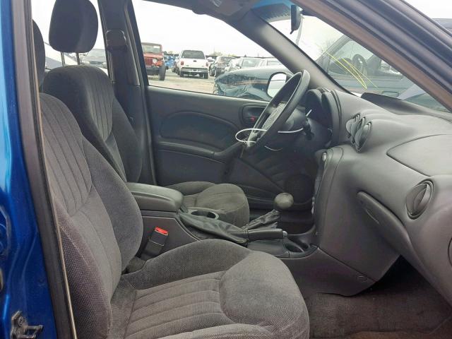 1G2NF52T4YC522010 - 2000 PONTIAC GRAND AM S BLUE photo 5