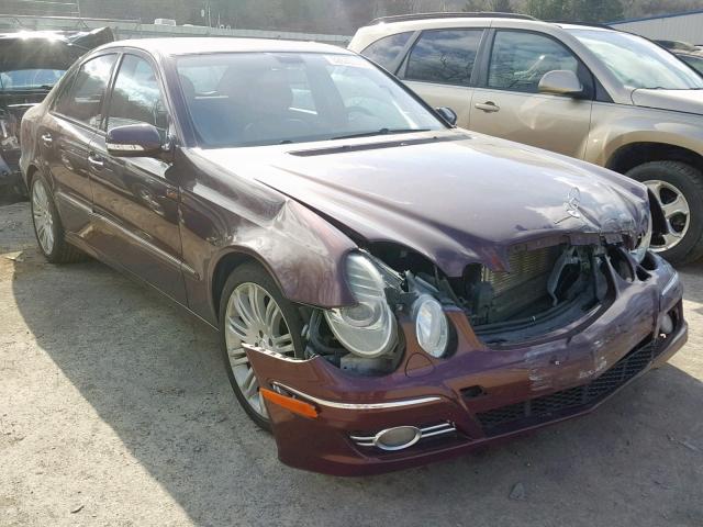 WDBUF56X57B158056 - 2007 MERCEDES-BENZ E 350 BURGUNDY photo 1