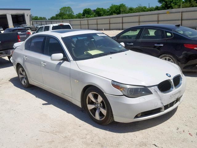 WBANE53517CY05247 - 2007 BMW 525 I WHITE photo 1