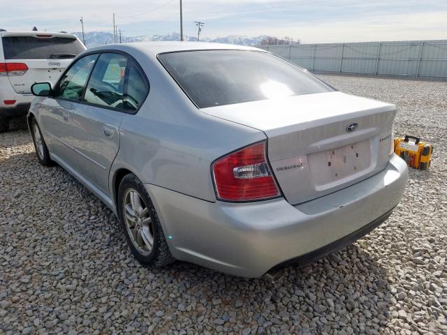 4S3BL616657229318 - 2005 SUBARU LEGACY 2.5I  photo 3