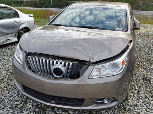 1G4GE5ED4BF101613 - 2011 BUICK LACROSSE C TAN photo 9