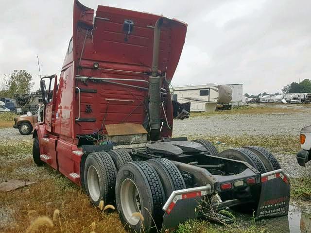 4V4NC9TG47N429878 - 2007 VOLVO VN VNL RED photo 3