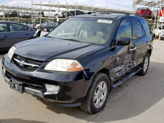 2HNYD18642H534343 - 2002 ACURA MDX TOURIN BLACK photo 2