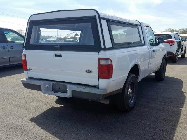 1FTYR10U95PA72816 - 2005 FORD RANGER WHITE photo 4