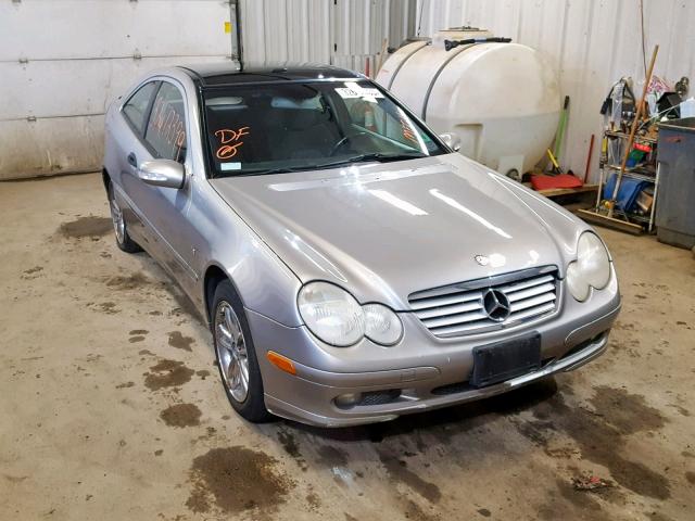 WDBRN40JX3A496169 - 2003 MERCEDES-BENZ C 230K SPO SILVER photo 1