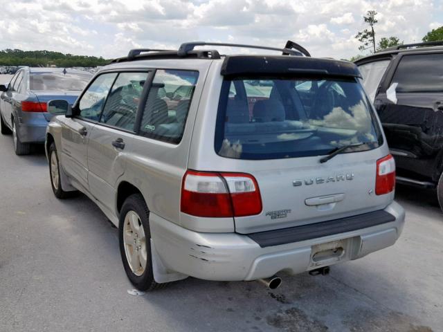 JF1SF65681H742324 - 2001 SUBARU FORESTER S SILVER photo 3