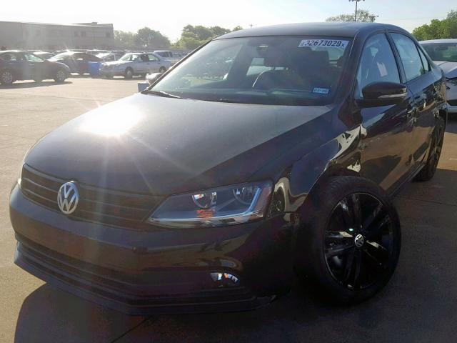 3VWD17AJ5JM205758 - 2018 VOLKSWAGEN JETTA SPOR BLACK photo 2