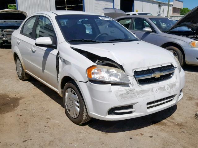 KL1TD5DE7BB150951 - 2011 CHEVROLET AVEO LS WHITE photo 1