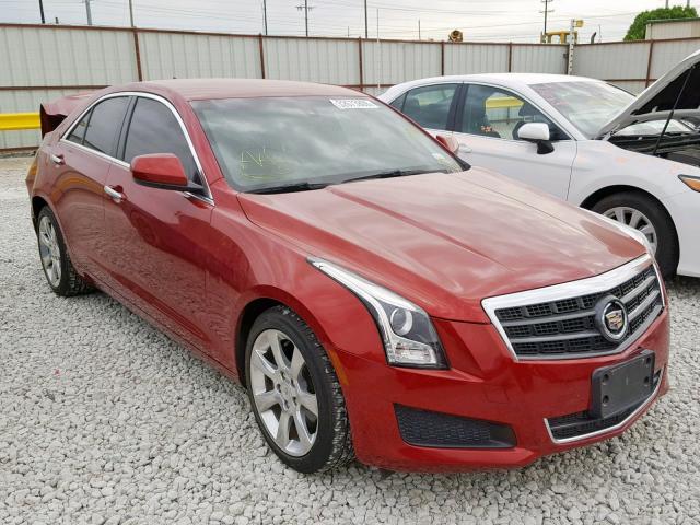 1G6AA5RX4E0169009 - 2014 CADILLAC ATS RED photo 1