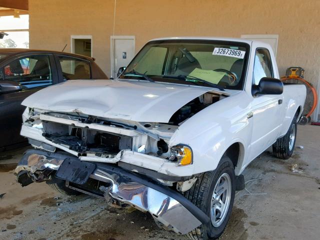 4F4YR12C8YTM08902 - 2000 MAZDA B2500 WHITE photo 2