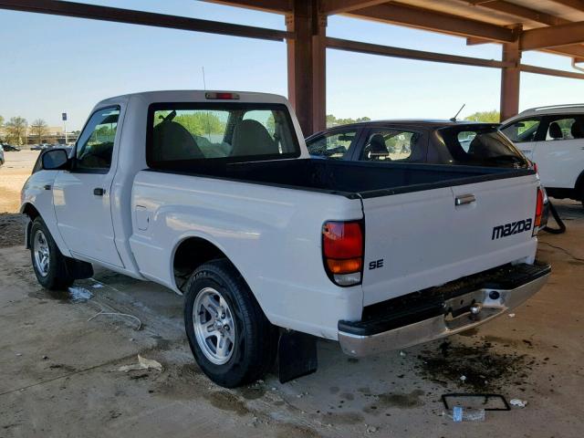 4F4YR12C8YTM08902 - 2000 MAZDA B2500 WHITE photo 3