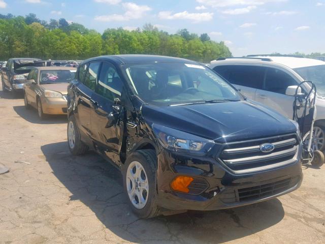 1FMCU0F79JUB79327 - 2018 FORD ESCAPE S BLACK photo 1