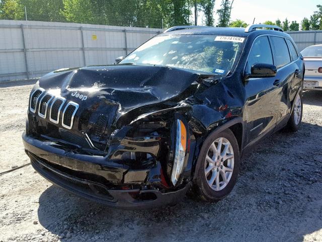 1C4PJLCB9JD533856 - 2018 JEEP CHEROKEE L BLACK photo 2