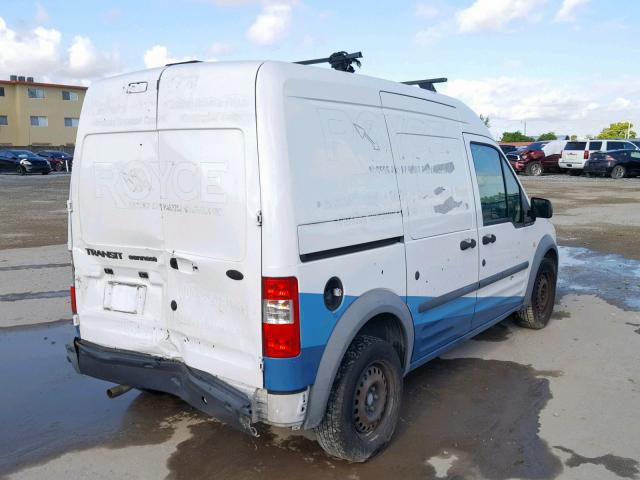 NM0LS7AN3DT129765 - 2013 FORD TRANSIT CO WHITE photo 4