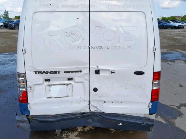 NM0LS7AN3DT129765 - 2013 FORD TRANSIT CO WHITE photo 9