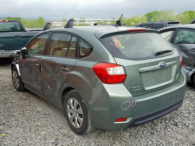 JF1GPAA62GH223774 - 2016 SUBARU IMPREZA GREEN photo 3