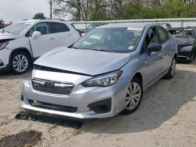 4S3GKAA64K3612527 - 2019 SUBARU IMPREZA SILVER photo 2