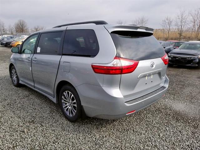 5TDYZ3DC8KS984156 - 2019 TOYOTA SIENNA LIM SILVER photo 3