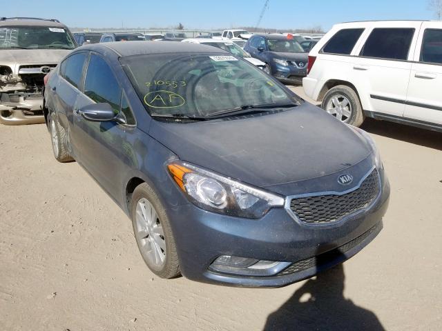 KNAFX4A83E5210553 - 2014 KIA FORTE EX  photo 1