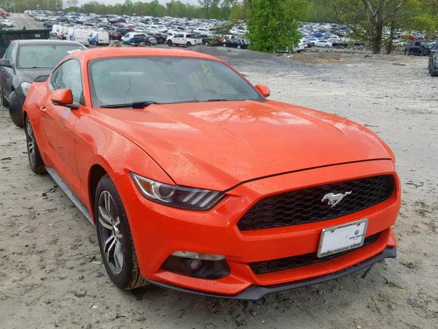 1FA6P8TH4G5265867 - 2016 FORD MUSTANG ORANGE photo 1