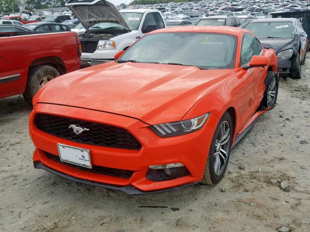 1FA6P8TH4G5265867 - 2016 FORD MUSTANG ORANGE photo 2