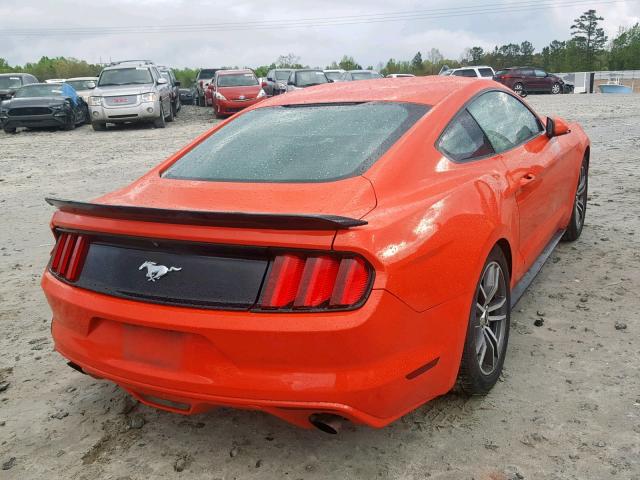 1FA6P8TH4G5265867 - 2016 FORD MUSTANG ORANGE photo 4