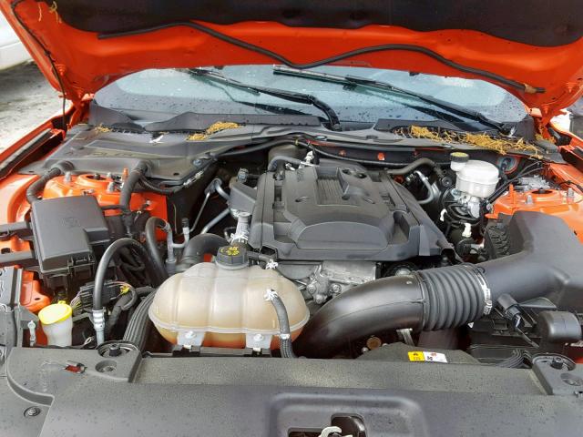 1FA6P8TH4G5265867 - 2016 FORD MUSTANG ORANGE photo 7