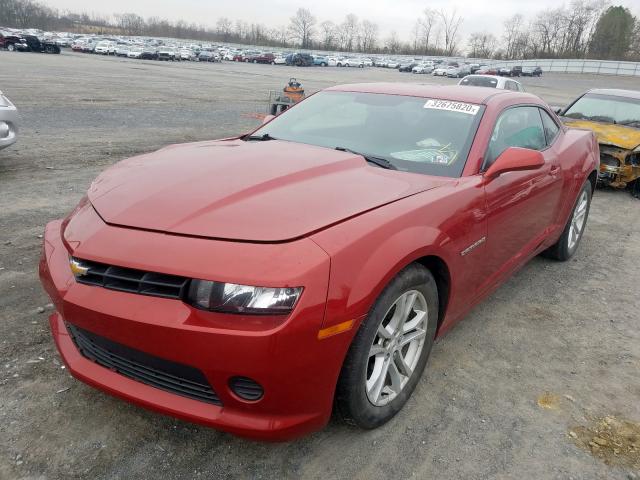 2G1FB1E31F9310369 - 2015 CHEVROLET CAMARO LS  photo 2