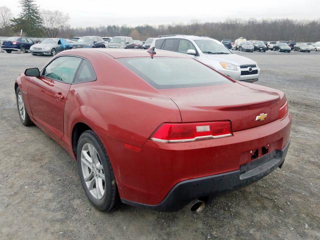 2G1FB1E31F9310369 - 2015 CHEVROLET CAMARO LS  photo 3