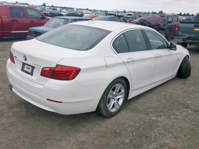 WBAXH5C50DD113292 - 2013 BMW 528 XI WHITE photo 4