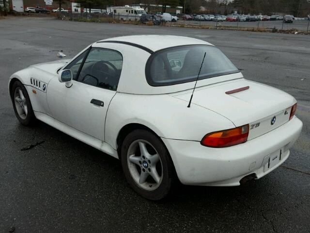 4USCJ3336WLG20020 - 1998 BMW Z3 2.8 WHITE photo 3