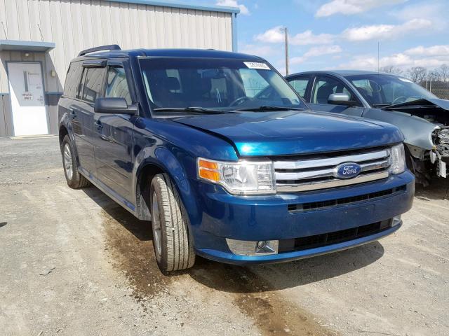 2FMGK5BC1BBD15884 - 2011 FORD FLEX SE GREEN photo 1