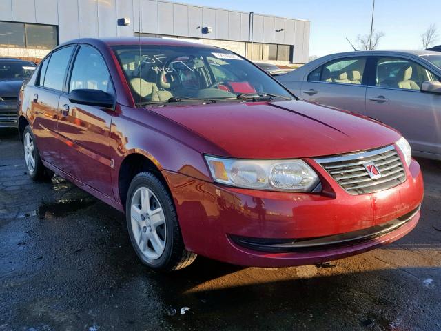 1G8AZ55FX6Z109276 - 2006 SATURN ION LEVEL RED photo 1