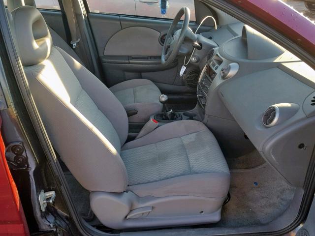 1G8AZ55FX6Z109276 - 2006 SATURN ION LEVEL RED photo 5