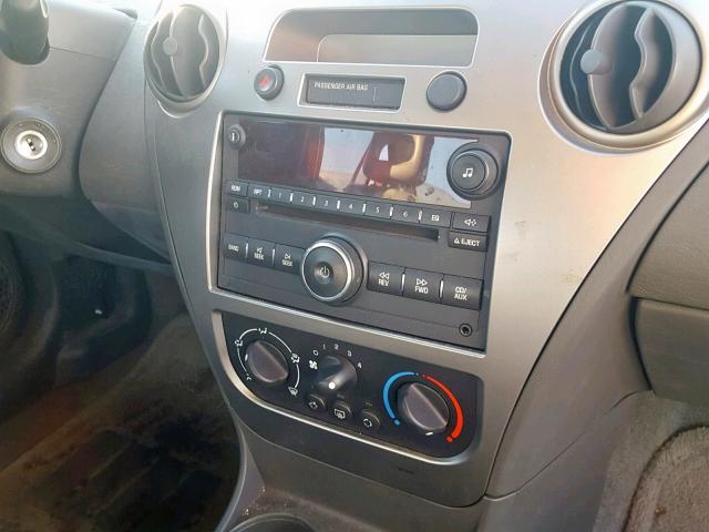 1G8AZ55FX6Z109276 - 2006 SATURN ION LEVEL RED photo 9