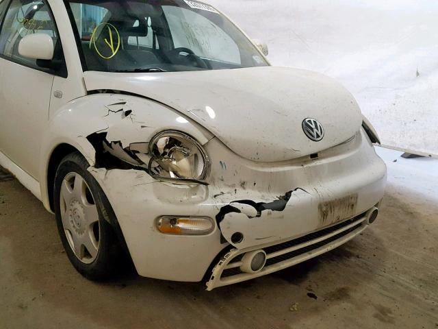 3VWCC21C5XM442995 - 1999 VOLKSWAGEN NEW BEETLE Weiß Foto 9