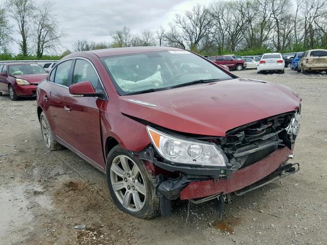 1G4GC5EG2AF249418 - 2010 BUICK LACROSSE C MAROON photo 1