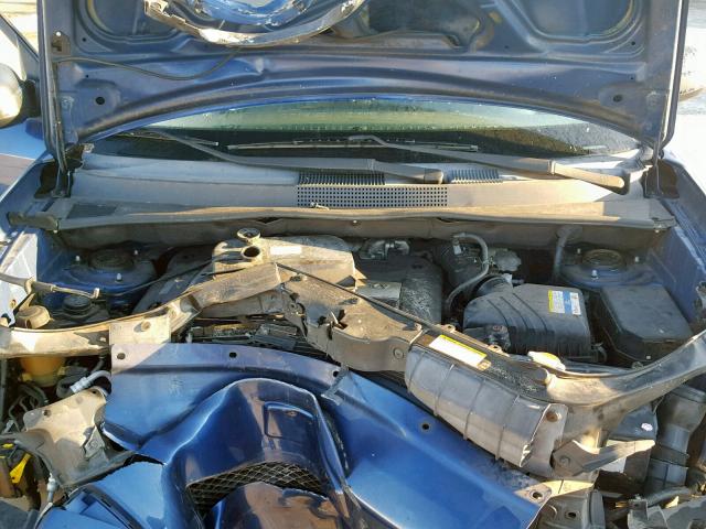 KM8JM12B36U443429 - 2006 HYUNDAI TUCSON GL BLUE photo 7